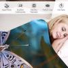 Butterfly Flannel Blanket, Soft Fleece Throw for Sofa, Couch, Bed and Home, 100 x 130 cm view 3