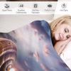 PAZZK Snail Plush Blanket, Soft and Fuzzy Flannel Throw for Sofa, Couch, or Bed, 130 x 180 cm view 3