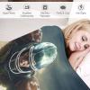 PAZZK Rugby Sports Fleece Blanket, Soft Throw for Women, Men, Girls and Boys, 4 Seasons, 150 x 200 cm view 3