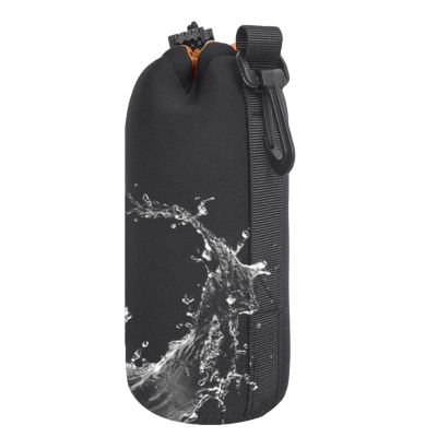 Neoprene Camera Lens Pouch with Drawstring Closure