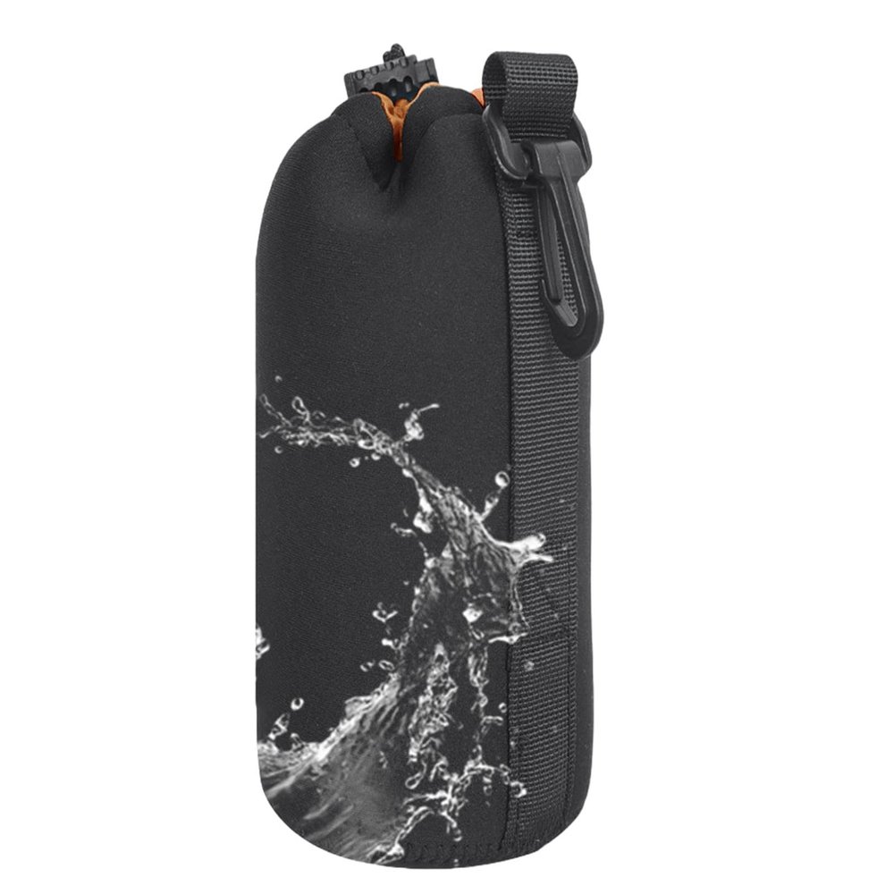 Neoprene Camera Lens Pouch with Drawstring Closure