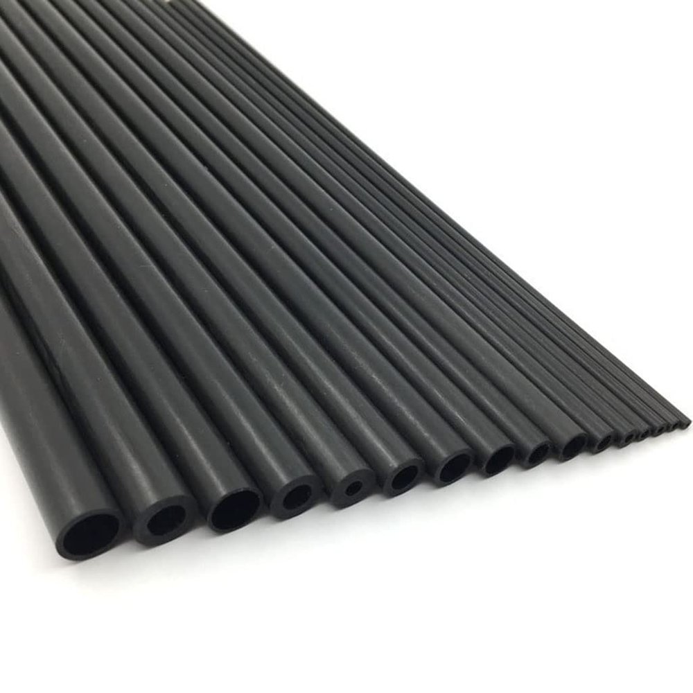 Carbon Fiber Tube, 1 Pc., 1000 mm, 8 mm OD × 6.5 mm ID