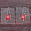 Beelooom 4,000-Piece 5.5 x 7 cm Pyramid Nylon Tea Filter Bags, Transparent, with Individual String and Sticker view 4