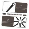 TINEASUR Drip Irrigation Stakes, 50-Pack, Black ABS view 2