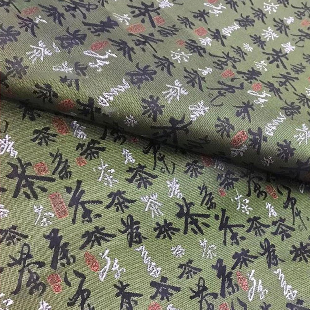 Embroidery Damask Satin Jacquard Silk Brocade Fabric
