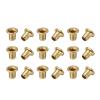 Aqxypas 200-Piece M2/M2.5/M3/M4/M5/M6 Tubular Hollow Rivets for PCB Boards, Copper Eyelets (M4 x 8 mm) view 1