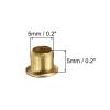 Aqxypas 200-Piece M2/M2.5/M3/M4/M5/M6 Tubular Hollow Rivets for PCB Boards, Copper Eyelets (M4 x 8 mm) view 3