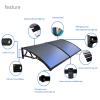 FENGZEQUAN Door Canopy, Waterproof Polycarbonate Awning, 100 x 330 cm view 3