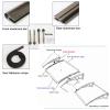 FENGZEQUAN Door Canopy, Waterproof Polycarbonate Awning, 100 x 330 cm view 4