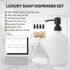 NEECZS Kitchen Soap Dispenser Set with Quick-Drying Tray, 473 ml view 4