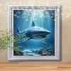 5D Diamond Painting Kit, Shark, 90 x 120 cm view 1