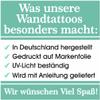 Samunshi Cartoon Viking Wall Art Wolf Asgard Wall Decal, Odin Thor Runes, 55 x 70 cm view 4