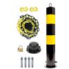 Parking Bollard and 5 m Plastic Barrier Chain Set view 1