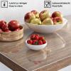 NURPELLE Transparent 2 mm PVC Table Protector with Beveled Edges, 80 x 90 cm view 2