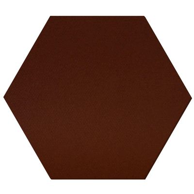 Brown Felt Hexagon for Crafts and Décor, 47 cm Wide, Pack of 25