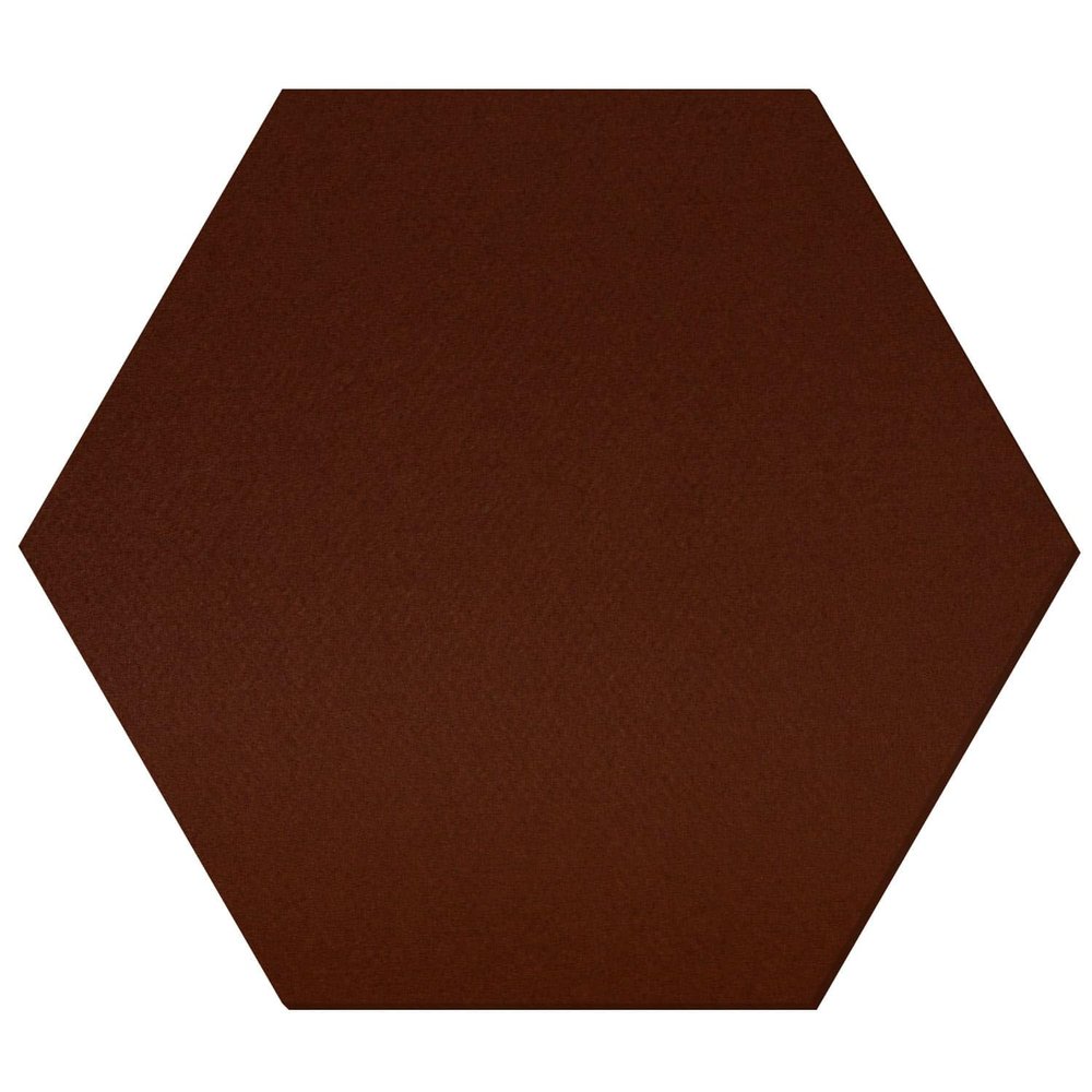 Brown Felt Hexagon for Crafts and Décor, 47 cm Wide, Pack of 25