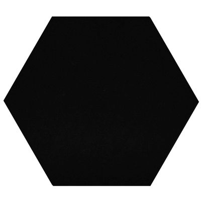 Black Felt Hexagon – Décor & Crafts, 3–60 cm, Pack of 25, Width: 38 cm
