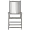 FUDUGEHMIOFWFJJ Adjustable Folding Garden Chairs, 2-Piece Set with Cushions view 3
