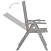 FUDUGEHMIOFWFJJ Adjustable Folding Garden Chairs, 2-Piece Set with Cushions view 4