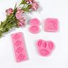 HIRAIDAI 4-Piece Red Lips Fondant Mold for Cake Decoration and Chocolate view 4