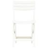 FUDUGEHMIOFWFJJ Stackable Garden Chairs, 2-Piece Set, White Plastic view 2