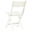FUDUGEHMIOFWFJJ Stackable Garden Chairs, 2-Piece Set, White Plastic view 3