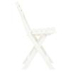 FUDUGEHMIOFWFJJ Stackable Garden Chairs, 2-Piece Set, White Plastic view 4