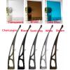 Polycarbonate Door Awning with Aluminum Bracket, White, 120 x 240 cm view 3