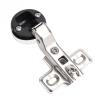 1-Piece 26 mm Glass Door Hinge, Medium Curved view 1