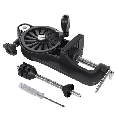 Rordigo Reel Line Winder System Machine Station for Casting and Reel Line Winding, Black