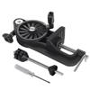 Rordigo Reel Line Winder System Machine Station for Casting and Reel Line Winding, Black view 1