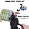 Rordigo Reel Line Winder System Machine Station for Casting and Reel Line Winding, Black view 3