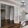 Magnetic Screen Door for Double Balcony Doors, 275 x 190 cm, Black view 2