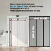 Magnetic Fly Screen Door Curtain, 120 x 195 cm, Black view 4