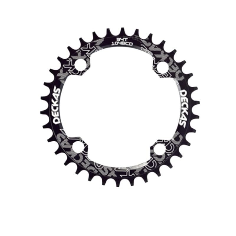 104 BCD Round Narrow-Wide MTB Chainring, 32T, Black