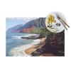 Kauai Hawaii Seashore Printed Woven PVC Placemats view 4