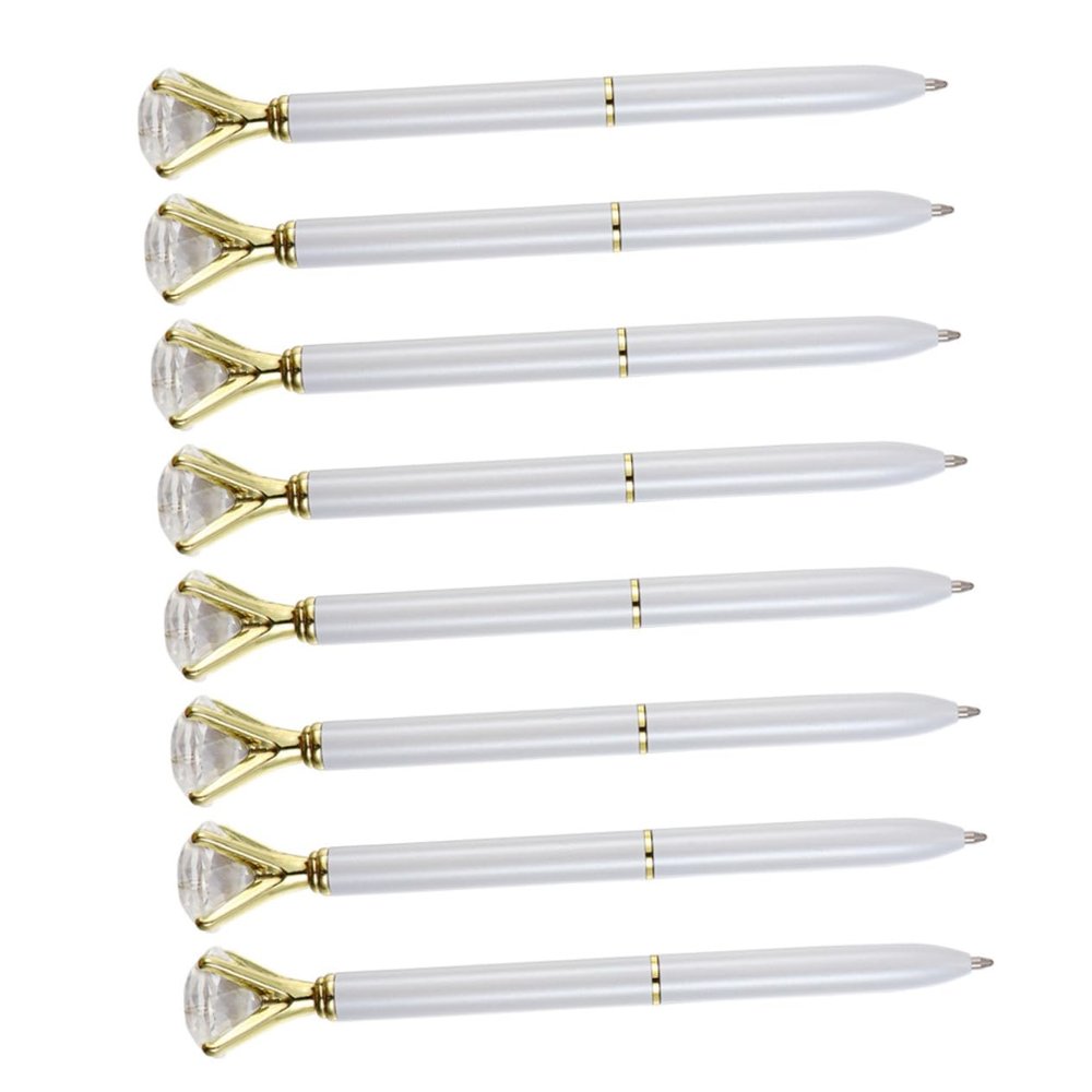 SEWACC 8-Piece Ballpoint Pen Set for Students, Ergonomic Pens with Extra-Smooth Writing
