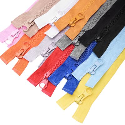 ftiemlovde 10-Color 5 mm Separating Zippers, 20 cm, for Jackets