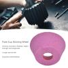 Chromium Oxide Cup Grinding Wheel, 7.6 x 3.3 x 2 cm, 60 Grit view 2