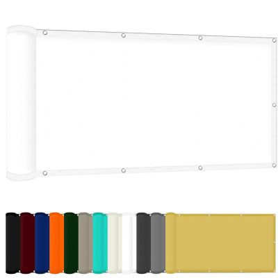 Square Waterproof Shade Sail 180 x 700 cm, White