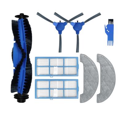 SpArcz Replacement Parts Kit Compatible with Proscenic 850T/850P Robot Vacuum, Main Brush, Side Brush, HEPA Filter, Mop (Color: E)