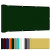 Shade Sail 90 x 300 cm, PES Windbreak, Dark Green view 1