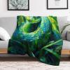 PAZZK Premium Soft Flannel Throw Blanket with 3D Pattern, 130 x 180 cm view 2