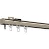 50–600 cm Curtain Track, Heavy-Duty Ceiling Curtain Rail System, Aluminum Track with Accessories, Ceiling or Wall Mount (Champagne) view 1