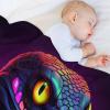 Snake Plush Flannel Throw Blanket, 100 x 130 cm view 4