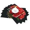Red Rose 1 Printed PVC-Woven Placemat for Dining Tables view 2