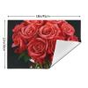 Red Rose 1 Printed PVC-Woven Placemat for Dining Tables view 3