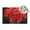 Red Rose 1 Printed PVC-Woven Placemat for Dining Tables view 4