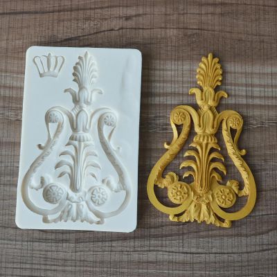 Crown Series Silicone Mold for Soap, Sweets and Cake Decoration, 13.5 × 8.9 cm