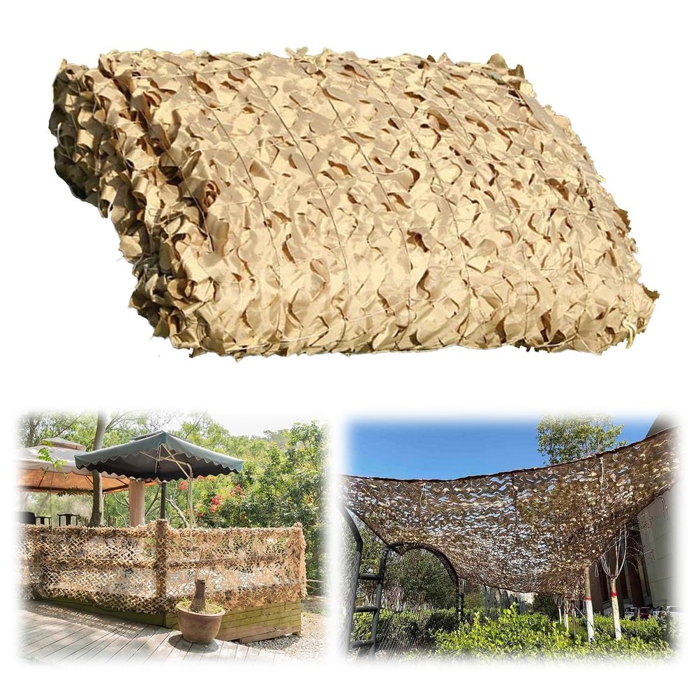 JEDAL Military Camouflage Net, Sand, 300 x 1000 cm